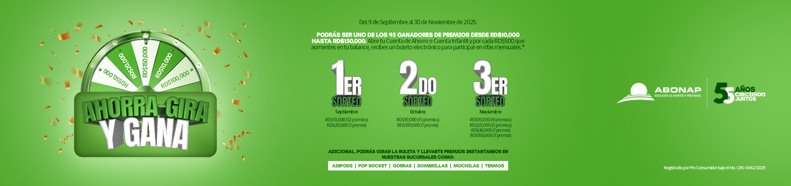 Concurso Ahorra-Gira y Gana